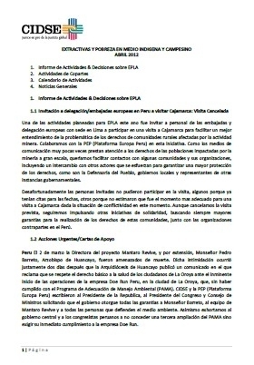 derechos de autor CIDSE