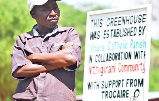 Trócaire soutient les agriculteurs à Ishiara, au Kenya (© Trocaire) (© Trocaire)