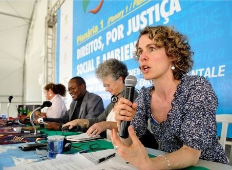 Denise Auclair at the People's Summit in Rio(©Kopp/CIDSE)