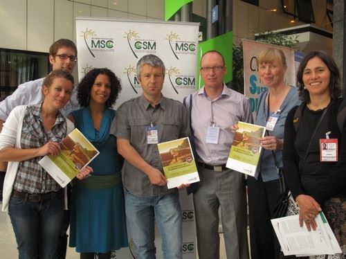 Het CIDSE-team op CFS39 (Foto CIDSE)