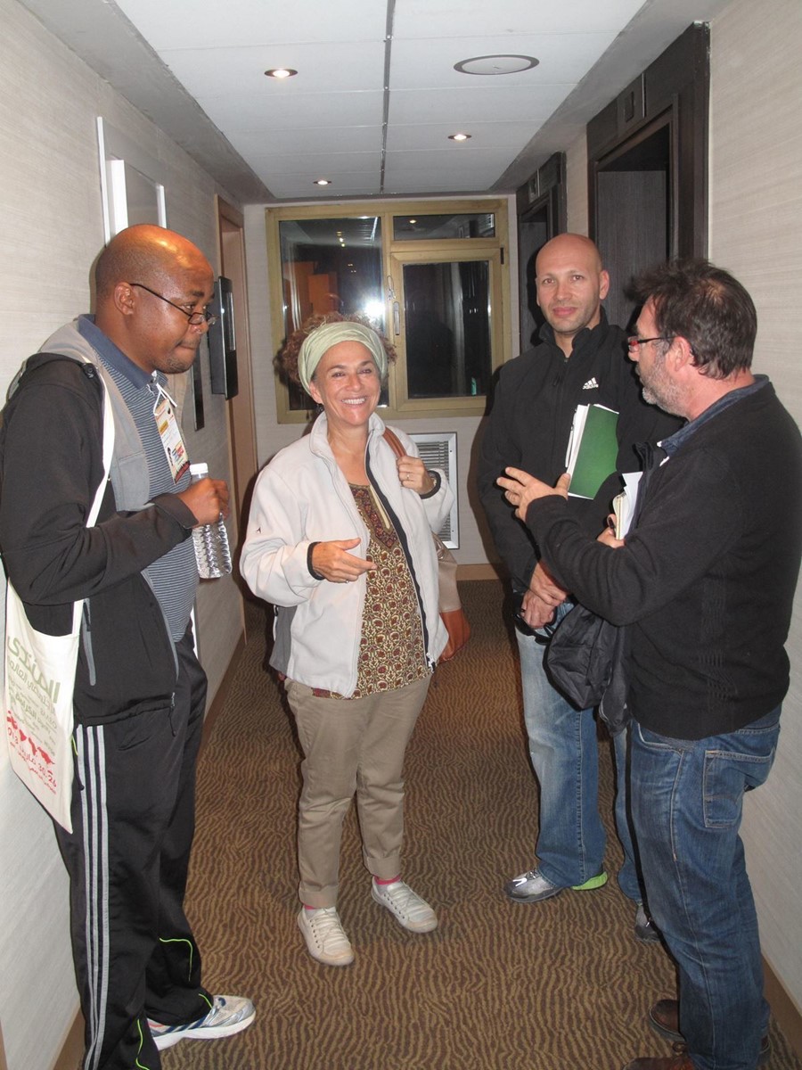 CIDSE South African partners from AIDC at Paradigm Shift event WSF Tunis 2013 © cidse