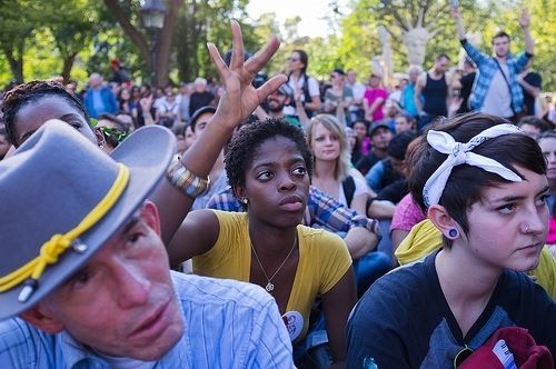 Sit-in Ocupe Wall Street (Foto Matt McDermott)