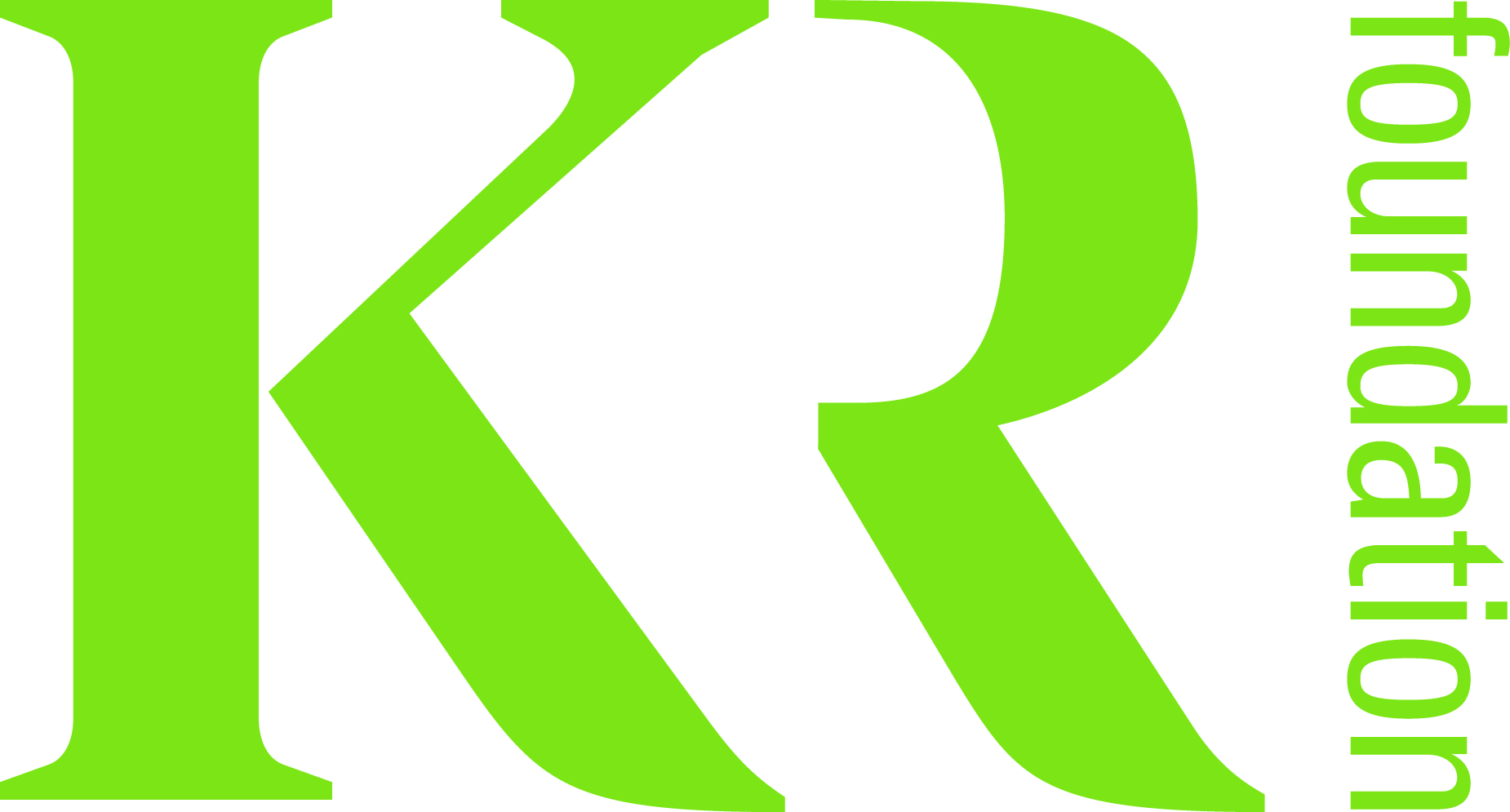 Logo de la fondation KR vert