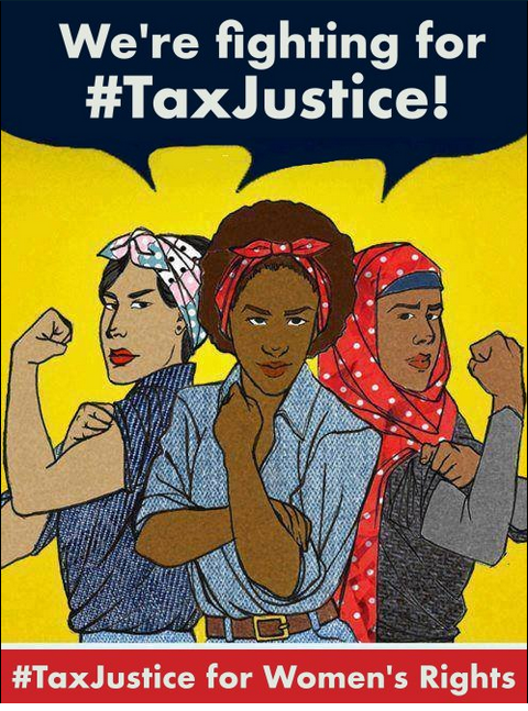 TaxJustice para artista gráfico de WomensRights desconocido