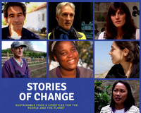 Dokumentationsposter mit Geschichten über Veränderungen