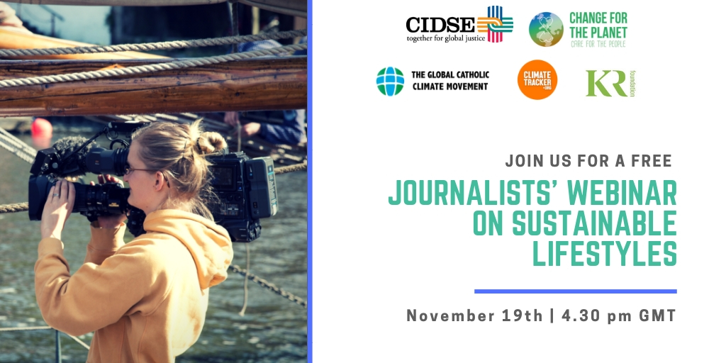 Journalists webinar on sustainable lifestyle