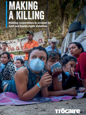 Women from San Pedro Ayampuc & San Jose del Golfo, La Puya, resisting the El Tambor gold mine. Daniele Volpe