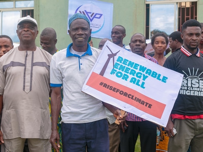 Aufstieg zum Klimaschutz in Rivers State, Nigeria 350.org